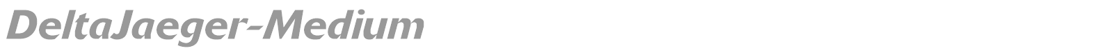 DeltaJaeger-Medium font preview